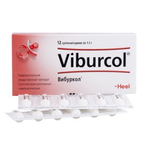 Свечи Вибуркол при прорезывании зубов